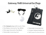 Gateway by 1of1 Custom 19dB Universal Ear Plug