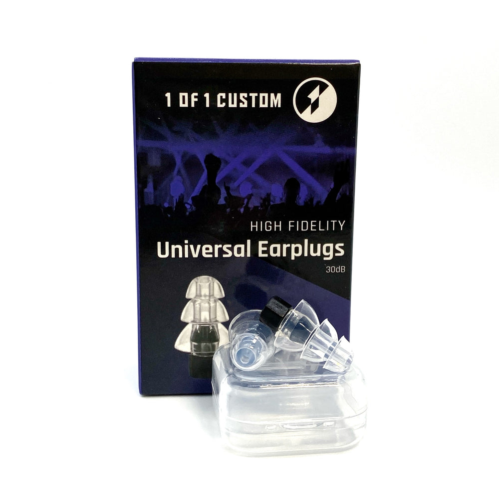 1of1 Custom High Fidelity Universal Earplugs (30db)